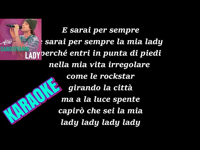 Lady - San Giovanni KARAOKE/Base Strumentale