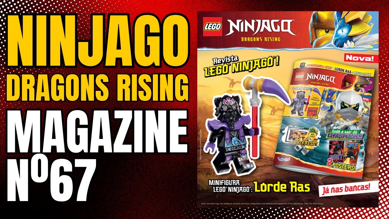 Lorde Ras LEGO Ninjago Revista nº67 com Lorde Ras! - YouTube