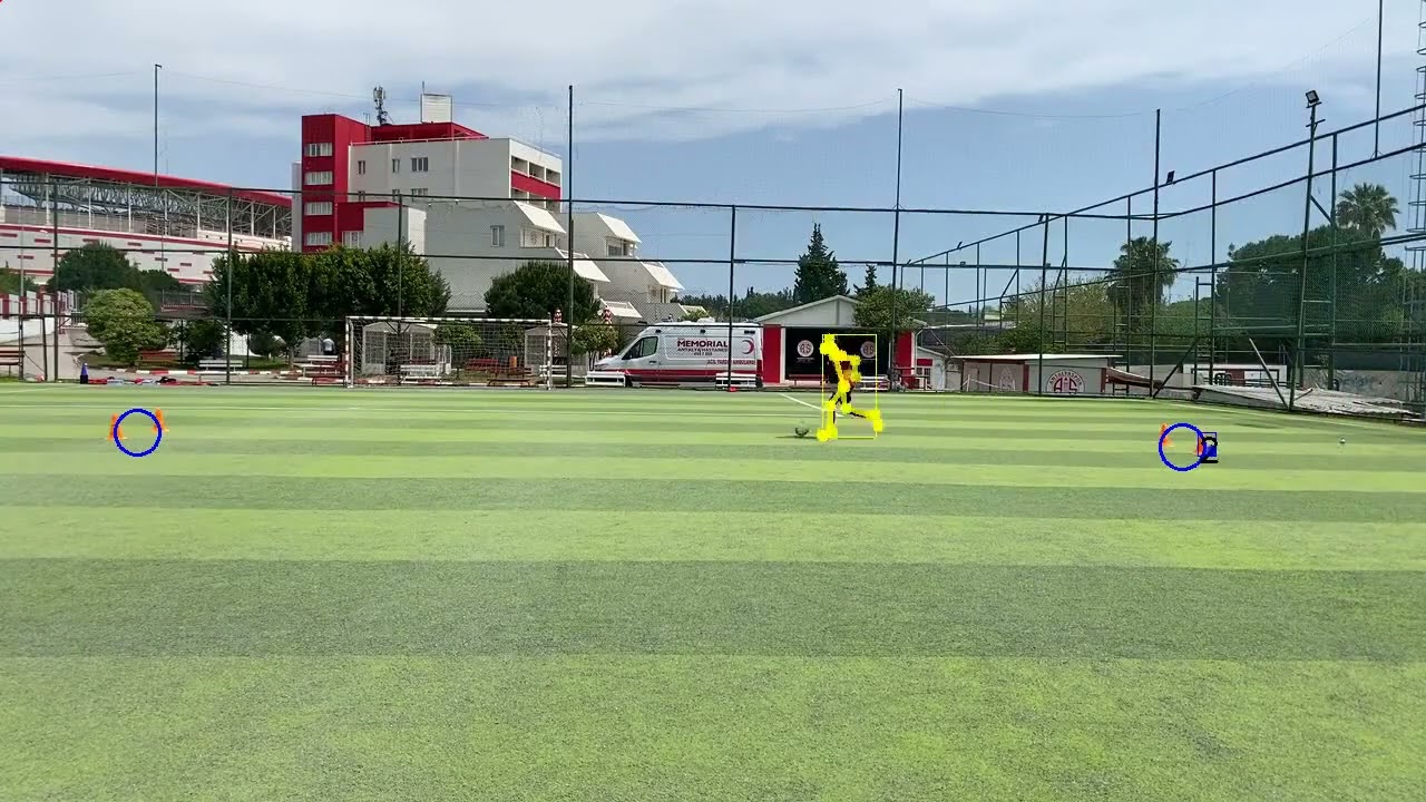 Antalyaspor - Dibbling 15m with run up. Right foot