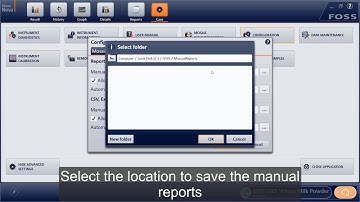 Setting up Manual and Automatic Export Paths for the Reports - ISIscan Nova