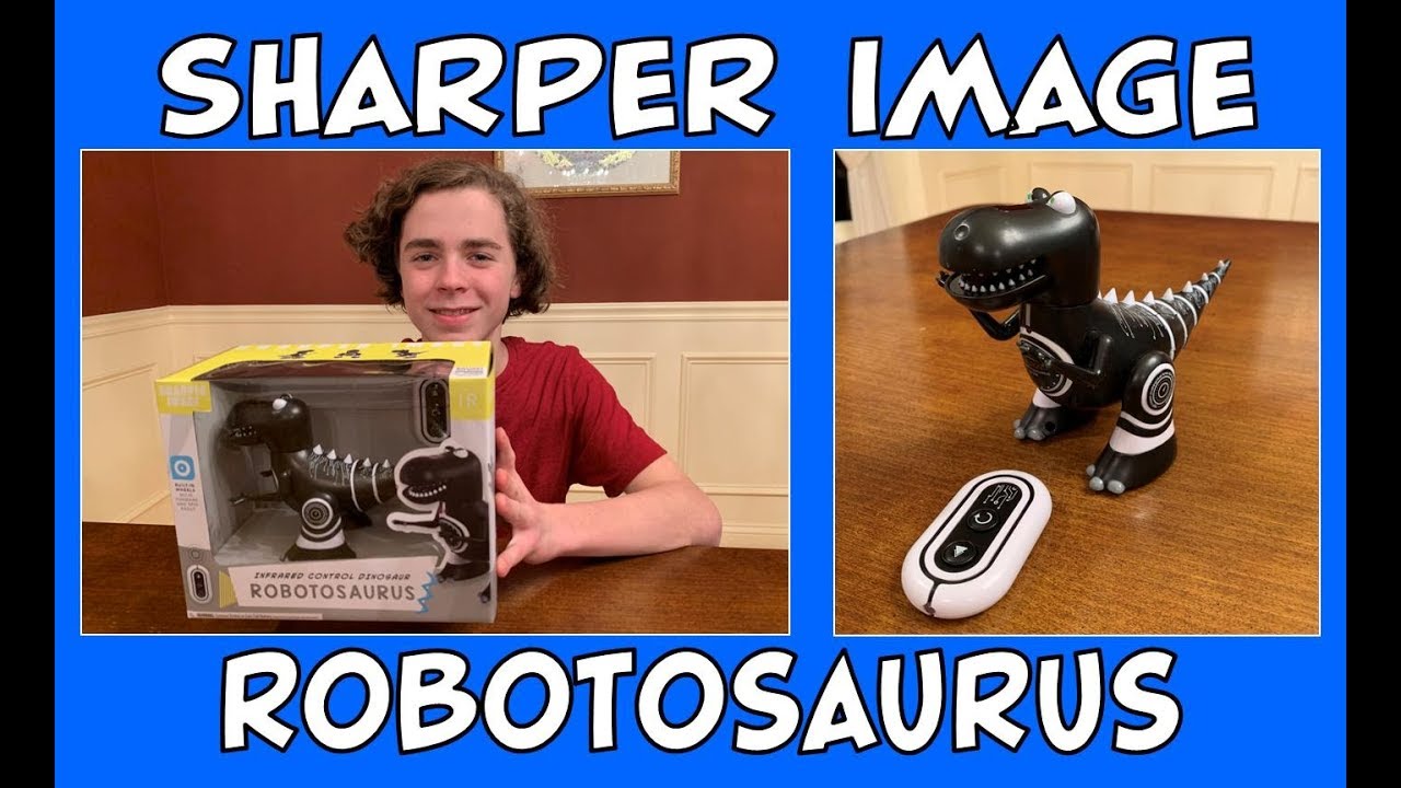 sharper image mini robot dinosaur