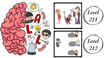 Brain Test All Star : Level 211 , 212 – How to Solve? (Walkthrough)