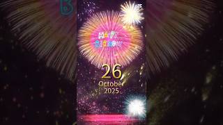 Happy Birthday 26-October Special Wishes 26 Oktyabr Tugilgan Kuningiz Muborak Boʻlsin