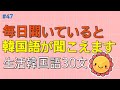 [ワクワク韓国語] 毎日聞いていると韓国語がすらすらと出てきます! 生活韓国語 30文 | 韓国語会話, 韓国語ピートリスニング, 韓国語聞き取り