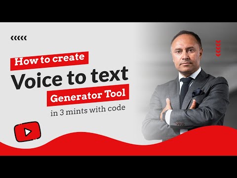 How to Create Voice to Text Generator Tool [HTML+CSS+JavaScript] Just in 3 Mints