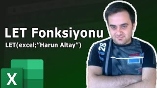 LET fonksiyonu nasıl kullanılır? Örnekleriyle LET fonksiyonu | Excel Dersleri