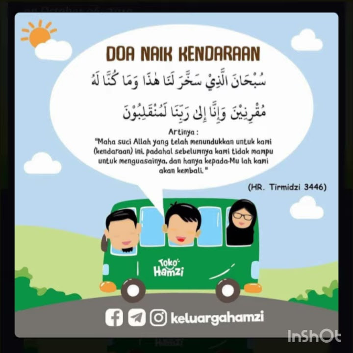 doa naik kendaraan