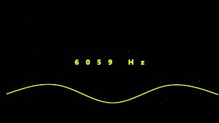 ⒽⓏ6068 HZ FREQUENCY PURE TONE 1 Hour NO Voice, For Meditation, Testing | Black Screen