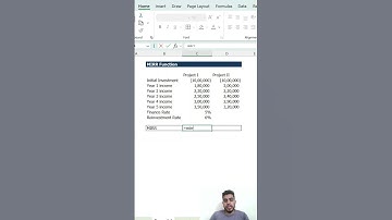 Day 242 | MIRR Formula | MS Excel 365 | 365 Formulas