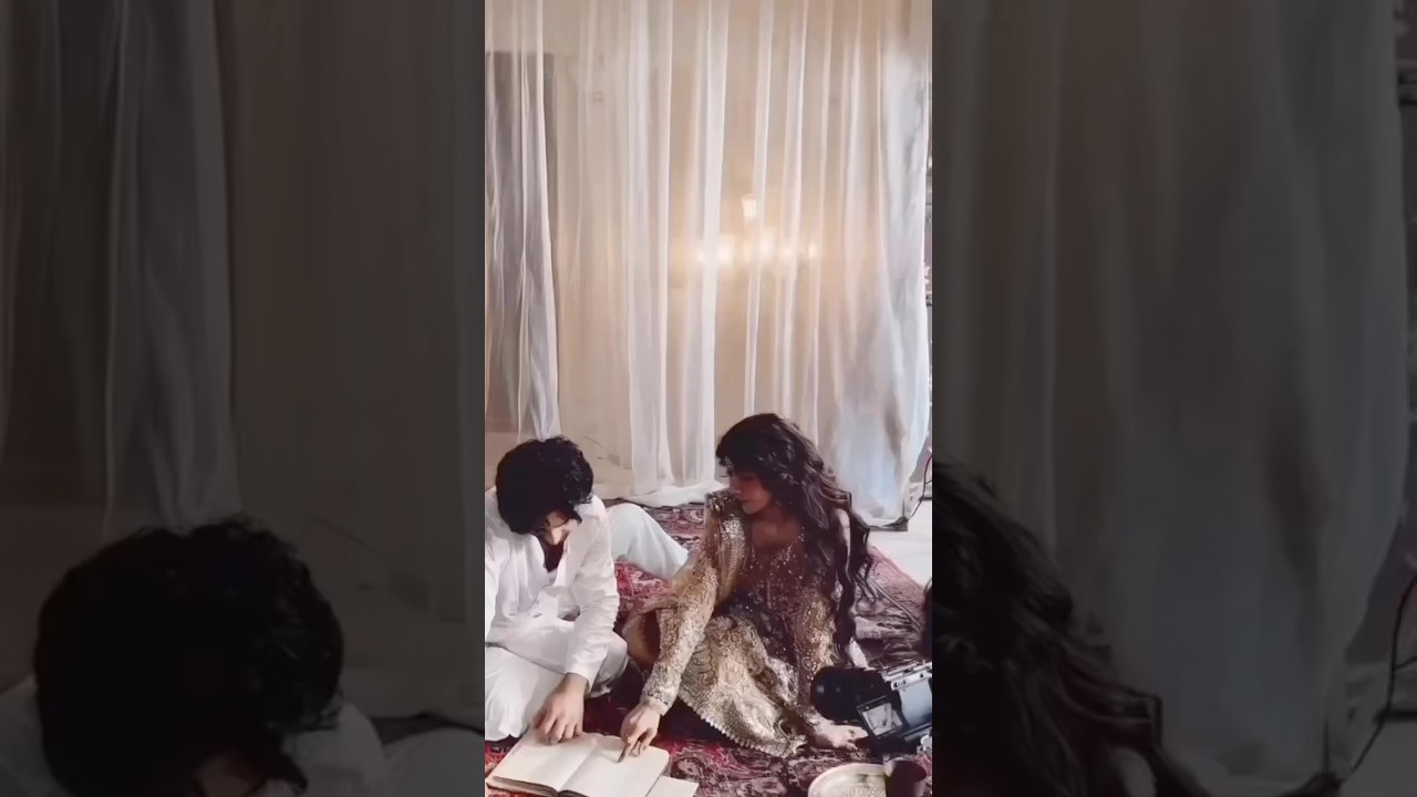 Ahad Raza Mir & Syra Yousuf Shoot 