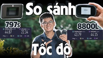 SO SÁNH THỰC TẾ TỐC ĐỘ NETGEAR 797S & MIFI8800L |  Speed test so sánh