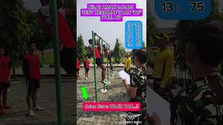 Pull UP Calon Prajurit TNI