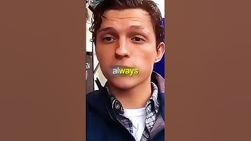 Tom Holland REVEALS IF Spider-Man Has A Stunt Double! #shorts
