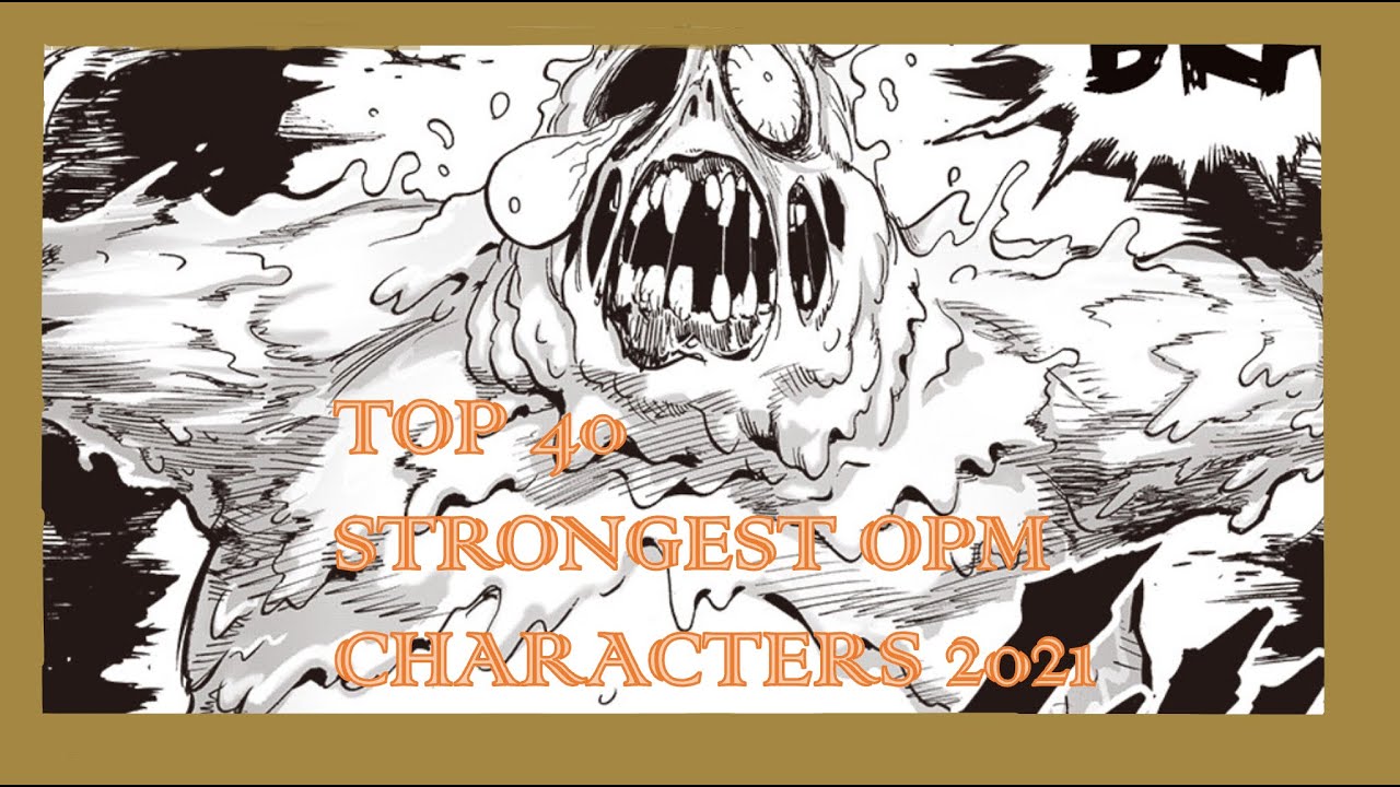 Top 40 strongest one-punch man characters 2021-manga and webcomic based