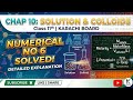 Chap 10 : Solution and collide class 11th Numericals 6 
