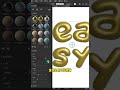 Illustrator's Inflate Text Effect | Illustrator的膨胀字效果
