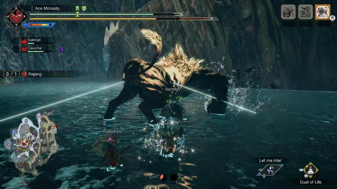 Monster Hunter Rise Rajang (first try no faint) - YouTube