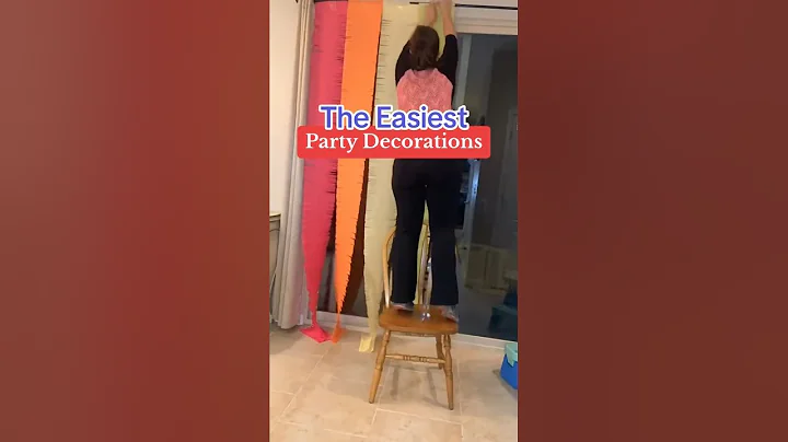 These DIY crepe paper garlands are super easy and affordable party decorations! #partydecor