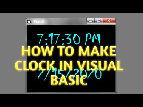 How To Make Clock In Visual Basic | Easiest Code