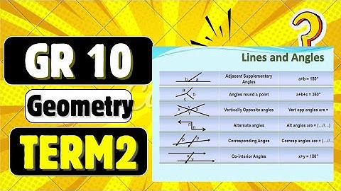 Grade 10 Euclidean Geometry| Part 3|
