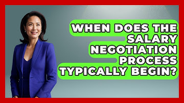 When Does The Salary Negotiation Process Typically Begin? - Job Success Network
