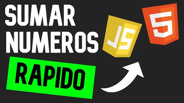 👉como Hacer una SUMA en HTML con JavaScript
