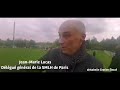 Interview de jeanmarie lucas dlgu de la smlh de paris lors du match amical  lognes