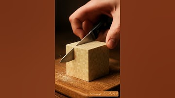 Sand Block #AI #asmr #minecraft #sand #knifeskills #block