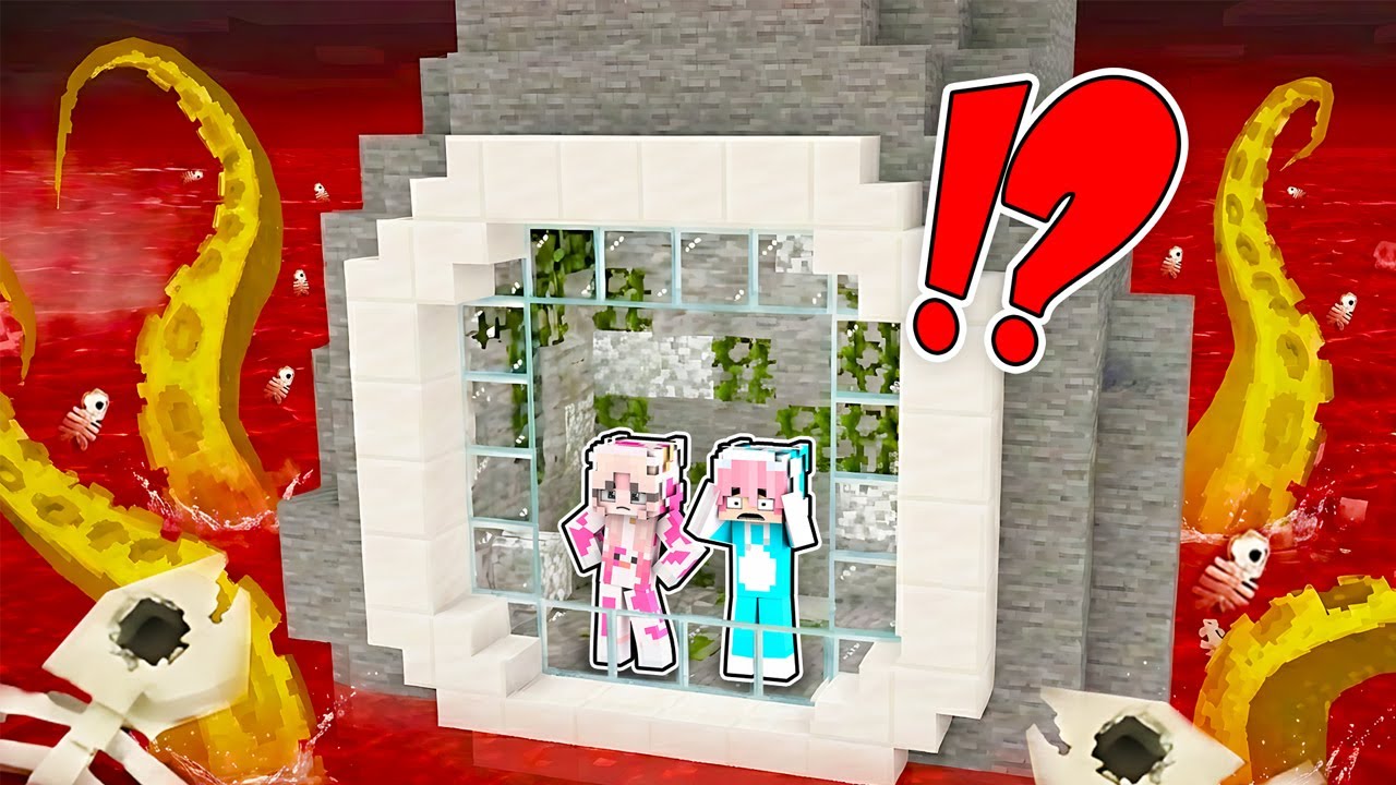 MOMON BANGUN BUNKER UNTUK MENGHINDARI HUJAN ACID YANG MENGERIKAN DI MINECRAFT @BANGJBLOX