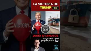 La victoria de Trump duró 10 minutos #guerra #estadosunidos #iran #trump #victoria