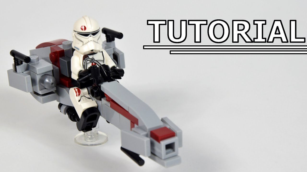 How to build Lego Star Wars BARC Speeder from Clone Wars | MOC Tutorial -  YouTube