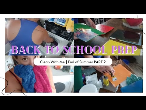 END OF SUMMER RESET | Part 2 BACK TO SCHOOL 2023 Series | HUGE DECLUTTER