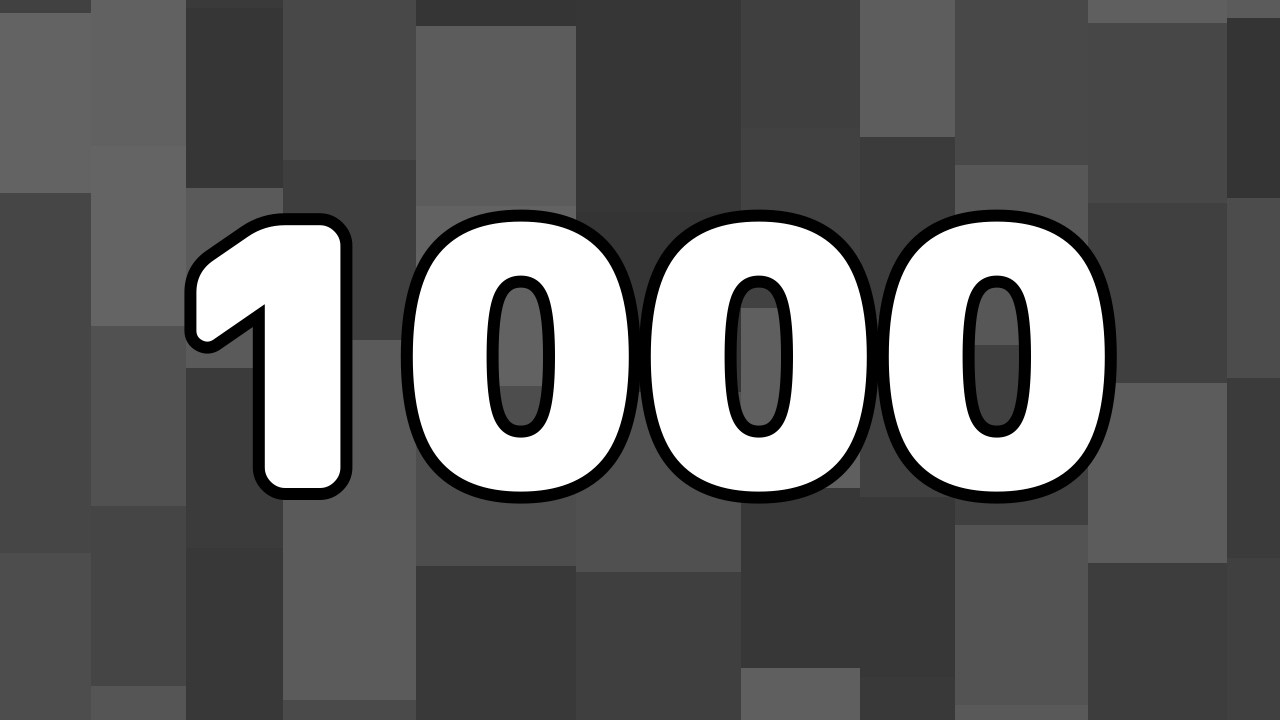 1000 Seconds Timer ‐ Gray Tiles