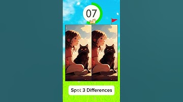 ONLY IQ Over 130 can find the differences! #shorts #findthedifference #brainexercise