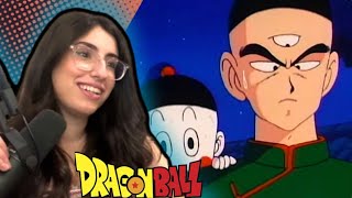 WE MEET TIEN!! DRAGON BALL Episode 82 REACTION | DB