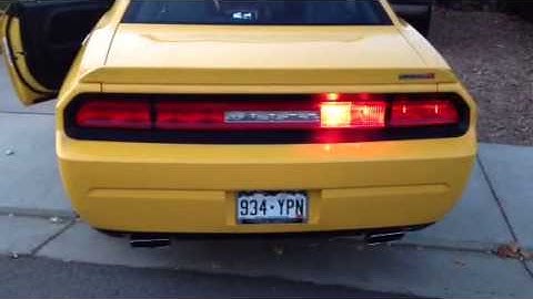 2012 Dodge Challenger sequential tail lights