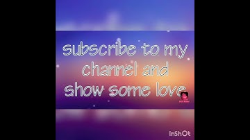 Our first YouTube video intro🙂💜