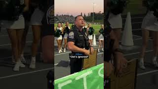 When A Cop Controls The Whole Stadium