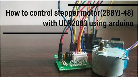 Arduino tutorials | How to control Stepper motor (28BYJ-48) with ULN2003 using arduino
