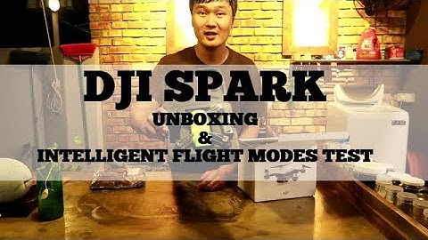 DJI spark unboxing | Intelligent flight modes test
