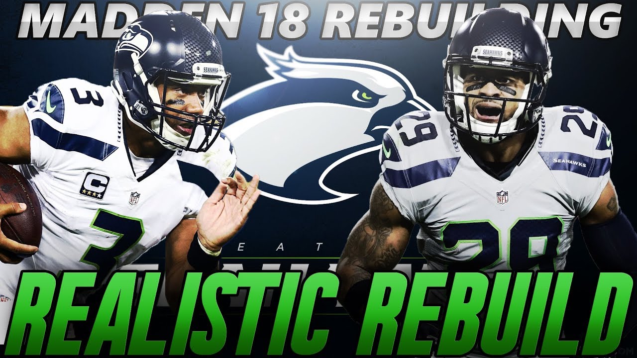 Madden 18 Connected Franchise | Seattle Seahawks Realistic Rebuild | 7th Round Gem Draft Pick! madden 18 hardest rebuild