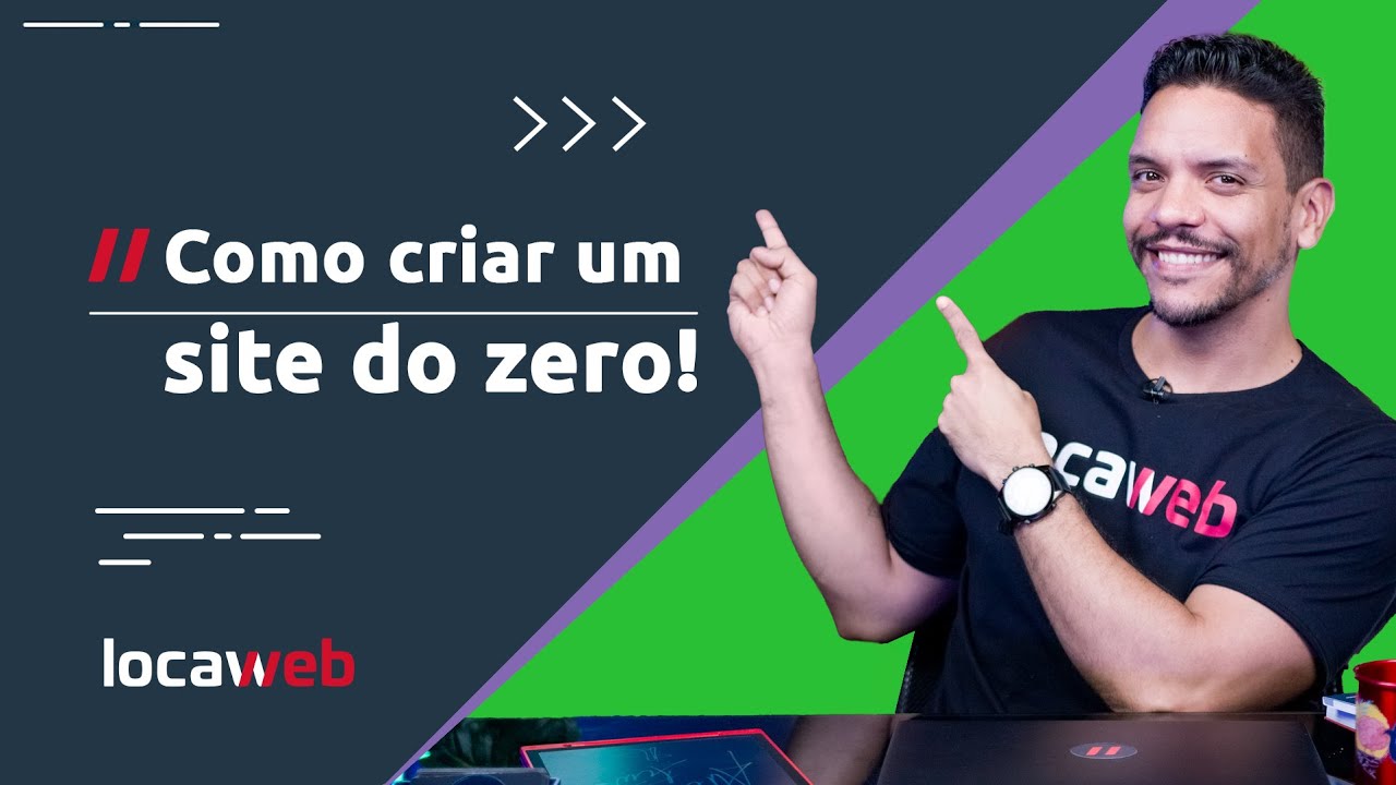 Como CRIAR UM SITE DO ZERO com o Criador de sites | Locaweb - YouTube