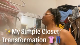 In My 30’s Diaries | My Simple Closet Tranformation ✨