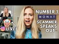 NUMBER ONE MANIPULATIVE MONAT SCAMMER SPEAKS OUT LIVE | #antimlm