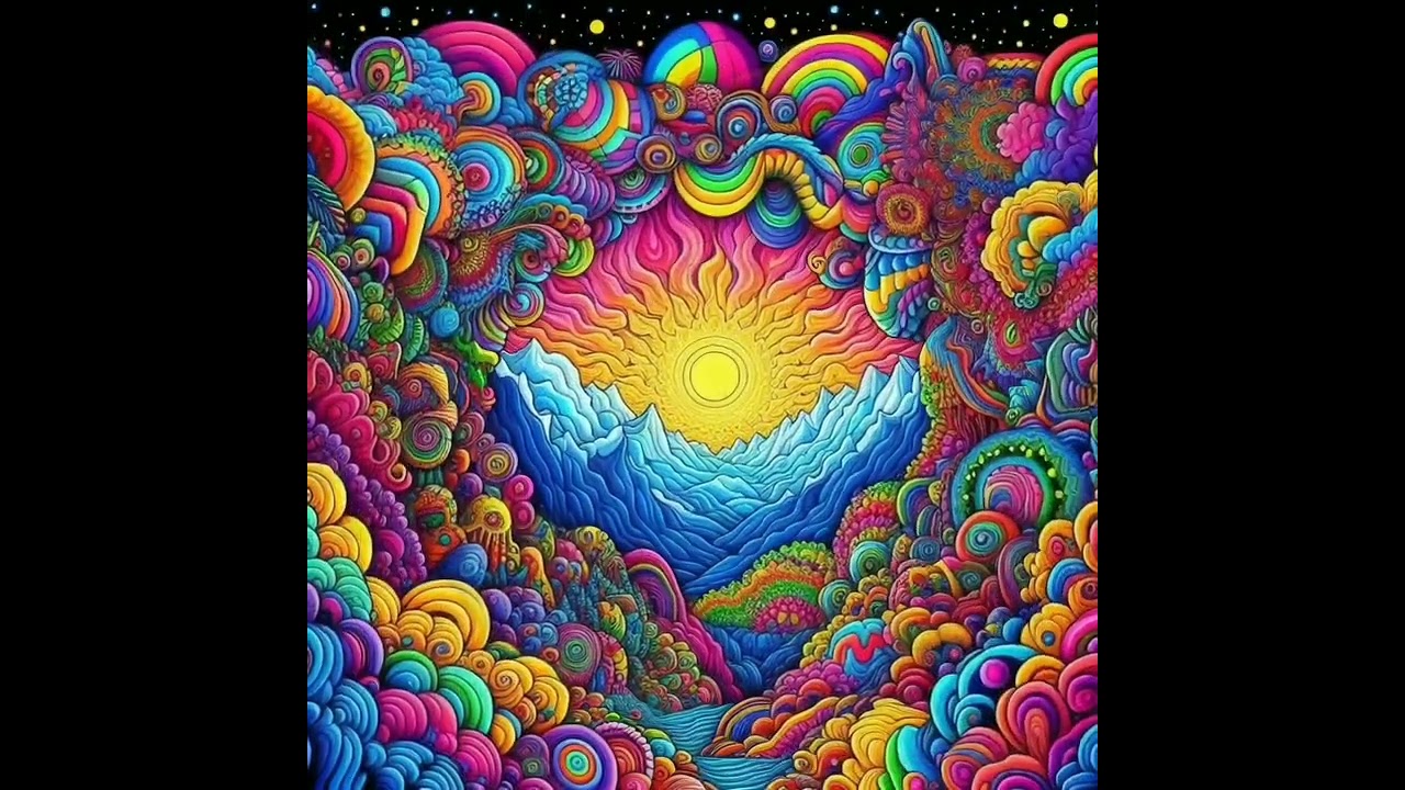 psychedelic visual effects trippy video Trippy-Video mit psychedelischen visuellen Effekten