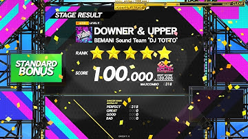 【DANCERUSH STARDOM】DOWNER & UPPER / ふつう譜面 EXCELLENT 外部出力