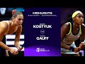 Marta Kostyuk vs Coco Gauff  2024 Stuttgart Quarterfinal  WTA Match Highlights