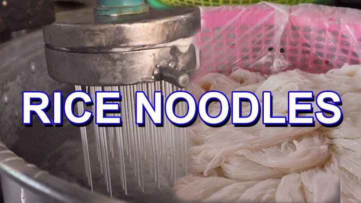 How Rice Noodles are Made  In Thailand – TH -Thai Traditional Food - Amazing noodle factory