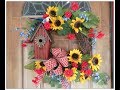 Tricia's Creations: Birdhouse Wreath