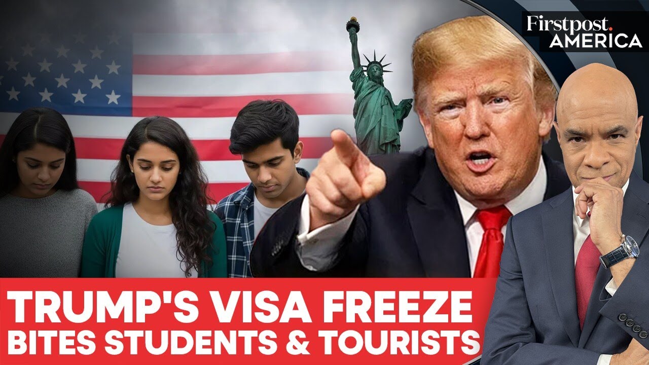 Trump's Visa Freeze Dents US Tourism, India's Study Abroad Loan Sector | Firstpost America | N18G 